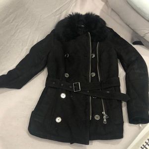 Winter jacket fur lined BURBERRY BRIT